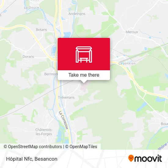 Hôpital Nfc map
