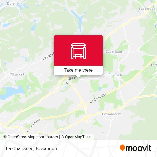 La Chaussée map