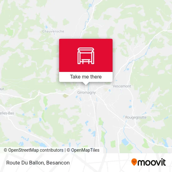 Route Du Ballon map
