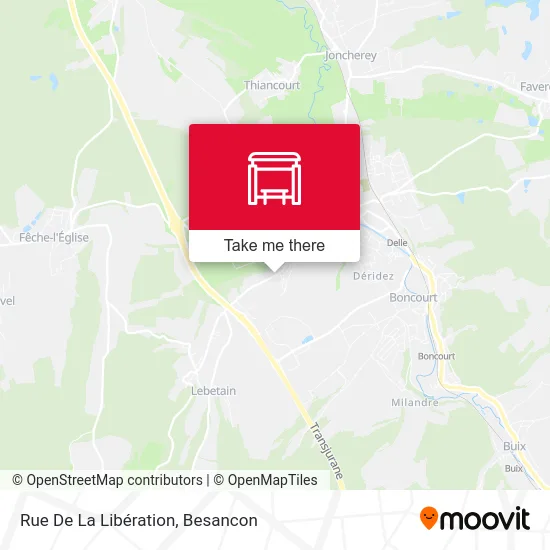 Rue De La Libération map