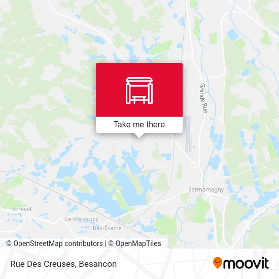 Rue Des Creuses map