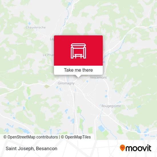 Saint Joseph map