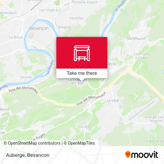 Auberge map