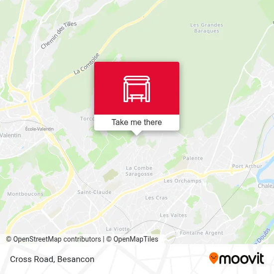 Chemin De La Croix map