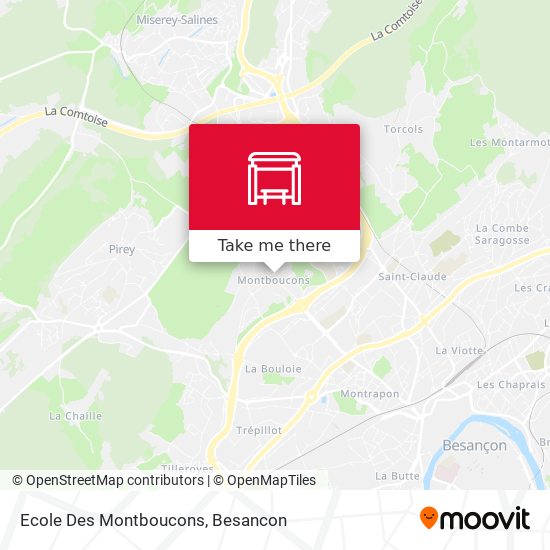 Mapa Ecole Des Montboucons