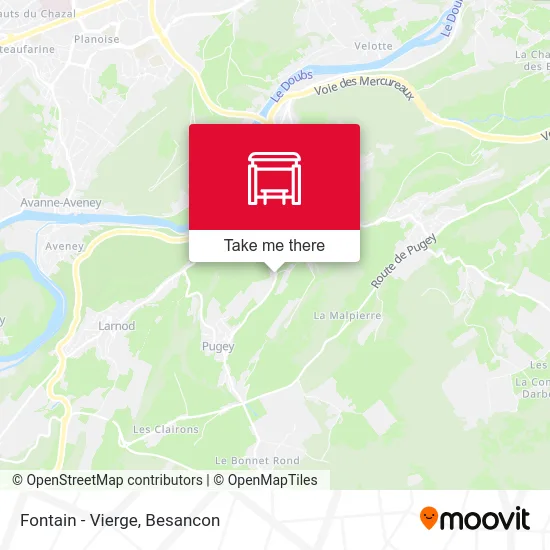 Fontain - Vierge map