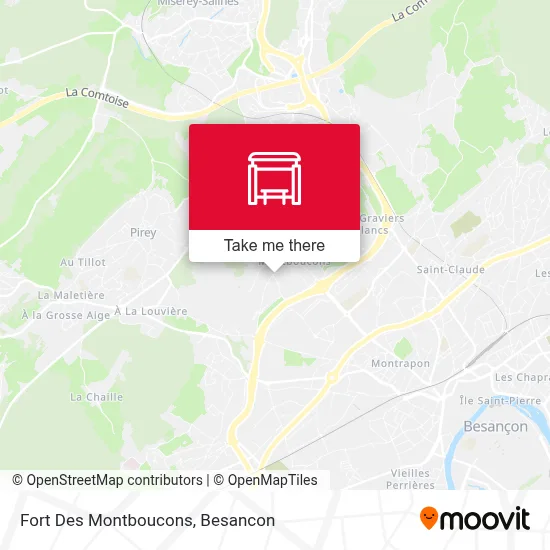 Fort Des Montboucons map
