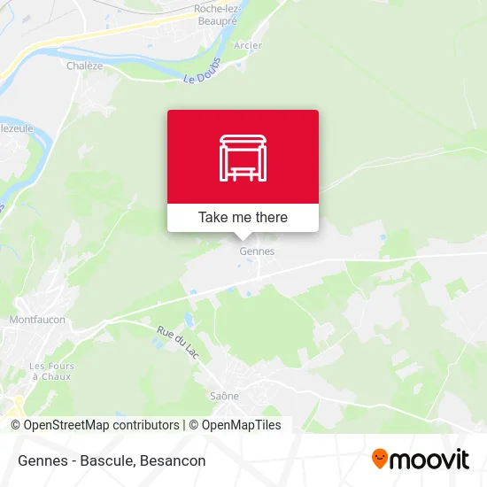 Gennes - Bascule map