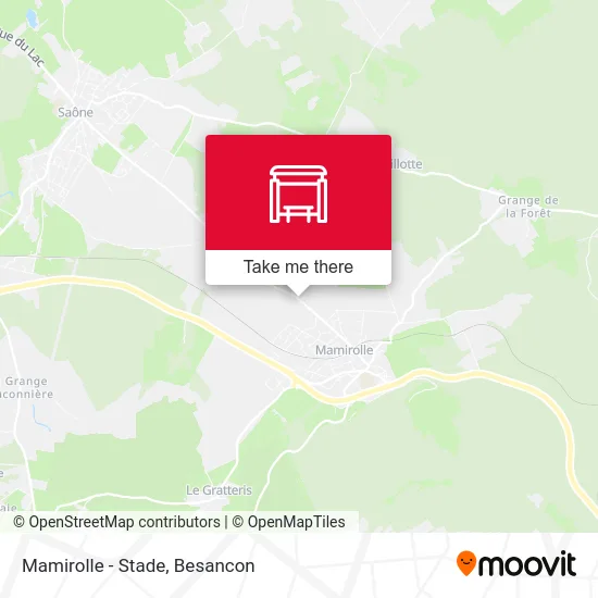 Mamirolle - Stade map