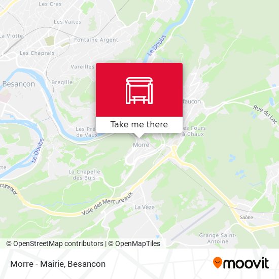 Morre - Mairie map