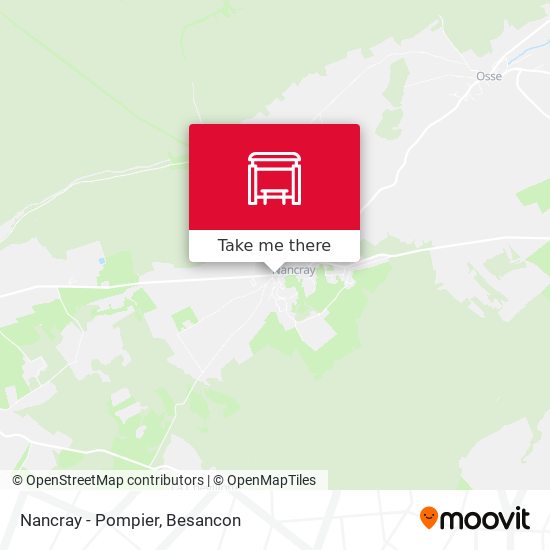 Nancray - Pompier map