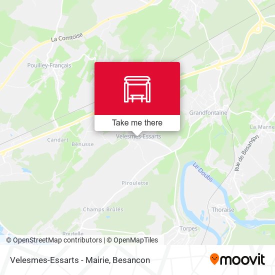 Velesmes-Essarts - Mairie map