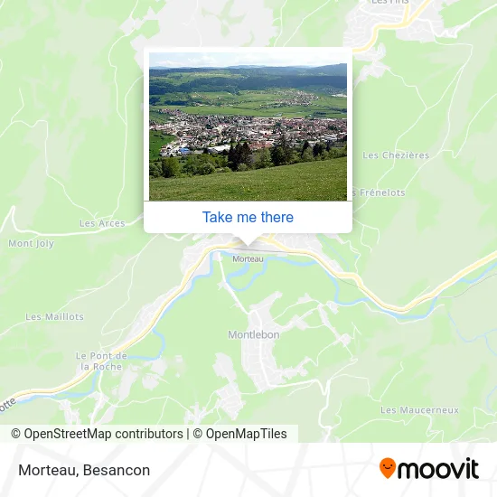 Morteau map