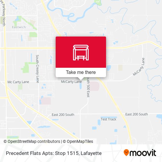 Mapa de Precedent Flats Apts: Stop 1515