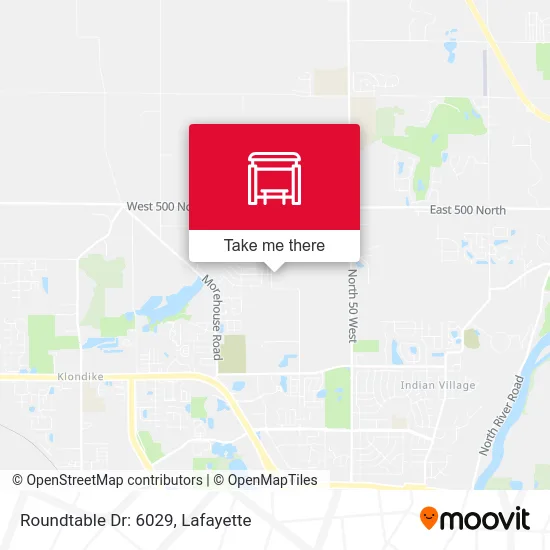 Roundtable Dr: 6029 map