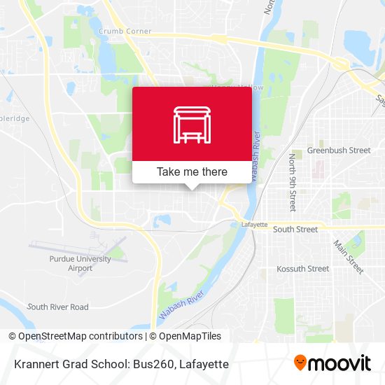 Krannert Grad School: Bus260 map