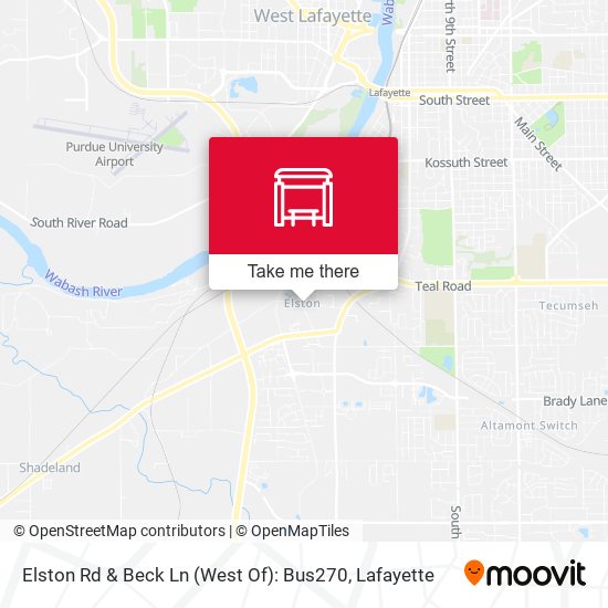 Elston Rd & Beck Ln (West Of): Bus270 map