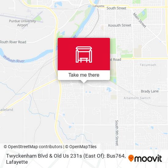 Twyckenham Blvd & Old Us 231s (East Of): Bus764 map