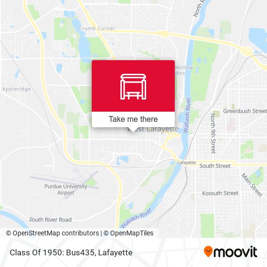 Class Of 1950: Bus435 map