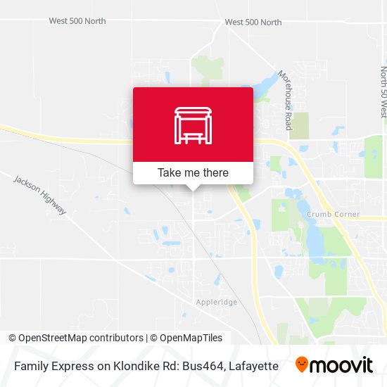 Family Express on Klondike Rd: Bus464 map