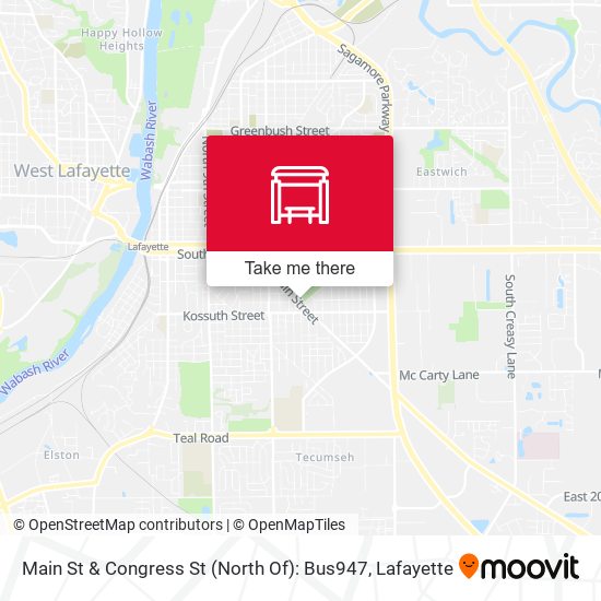 Mapa de Main St & Congress St (North Of): Bus947