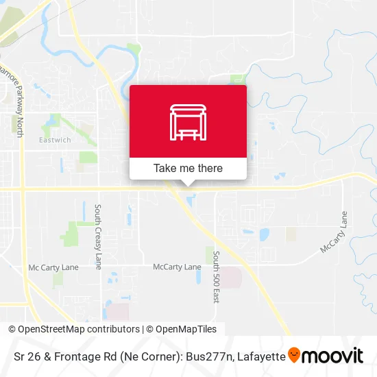 Mapa de Sr 26 & Frontage Rd (Ne Corner): Bus277n