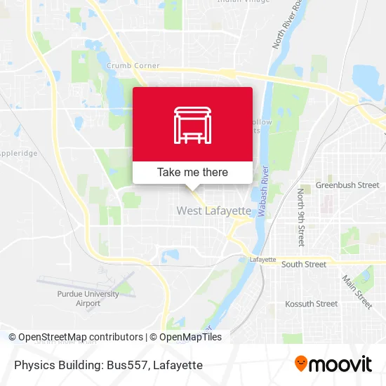 Mapa de Physics Building: Bus557