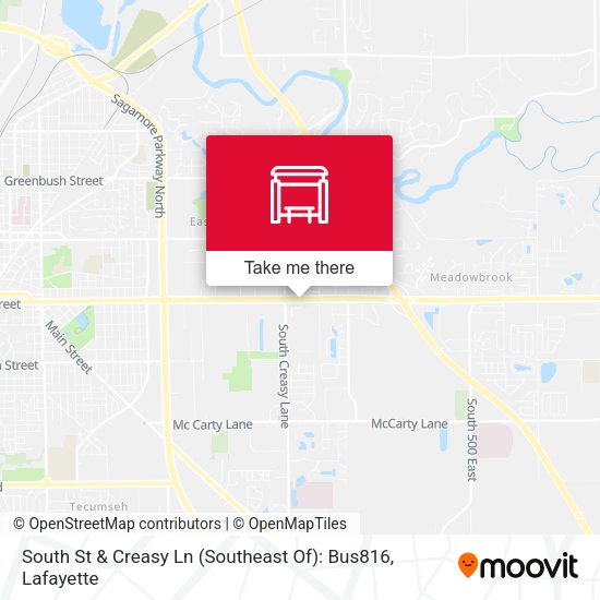South St & Creasy Ln (Southeast Of): Bus816 map