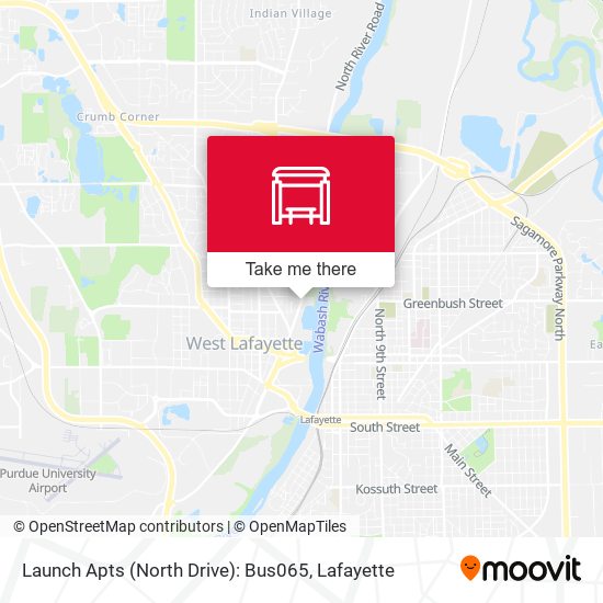 Launch Apts (North Drive): Bus065 map