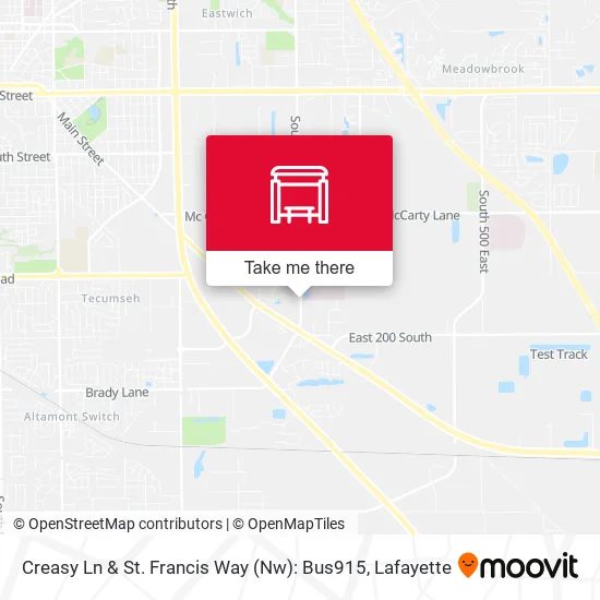 Mapa de Creasy Ln & St. Francis Way (Nw): Bus915