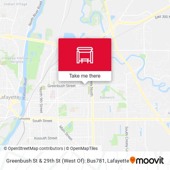 Greenbush St & 29th St (West Of): Bus781 map