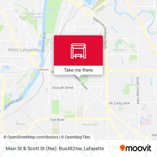 Main St & Scott St (Nw): Bus482nw map