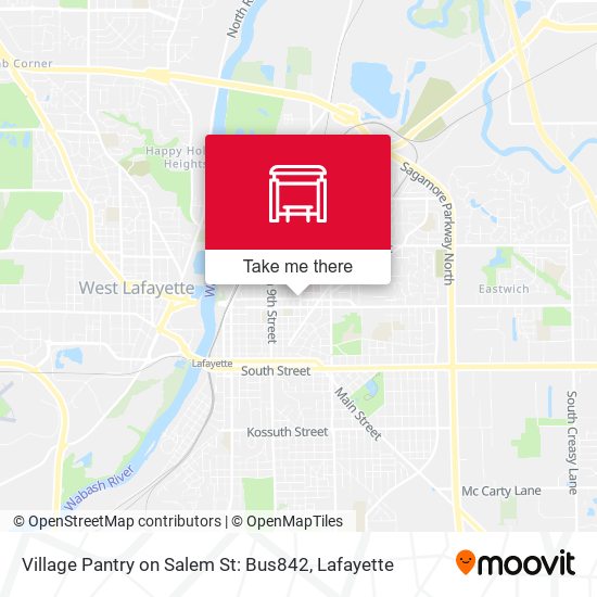 Mapa de Village Pantry on Salem St: Bus842