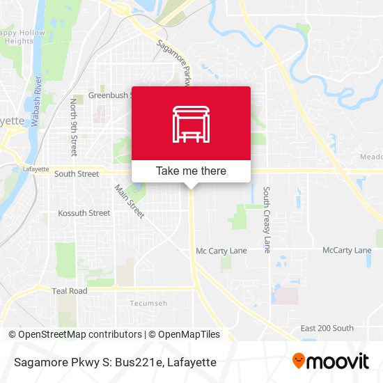 Sagamore Pkwy S: Bus221e map