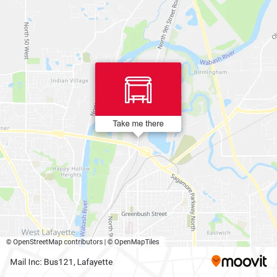 Mapa de Mail Inc: Bus121