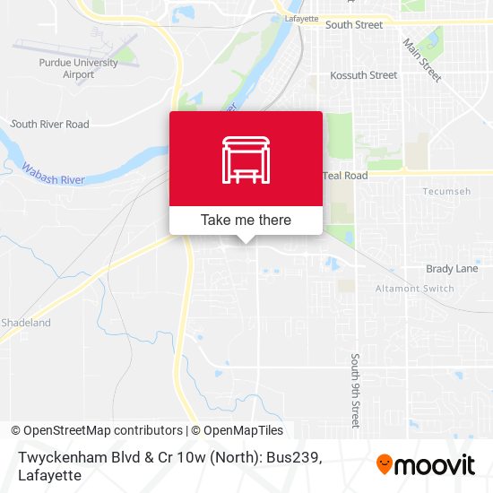 Twyckenham Blvd & Cr 10w (North): Bus239 map