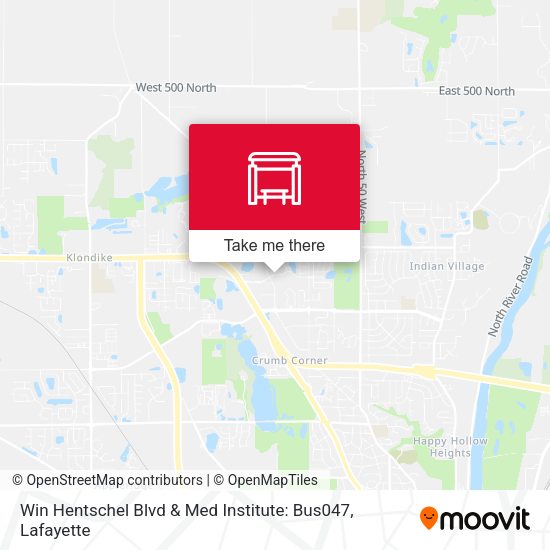 Win Hentschel Blvd & Med Institute: Bus047 map