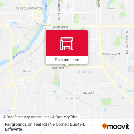 Fairgrounds on Teal Rd map