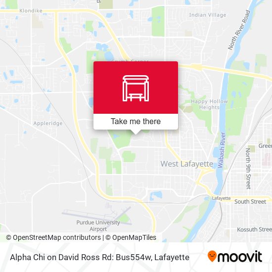 Alpha Chi on David Ross Rd: Bus554w map