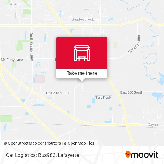Mapa de Cat Logistics: Bus983