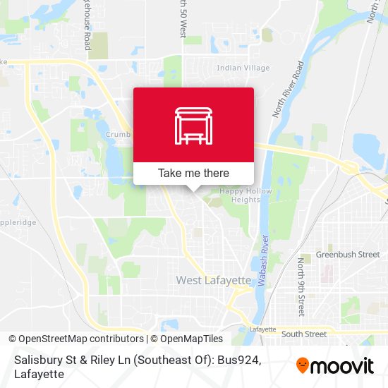 Salisbury St & Riley Ln (Southeast Of): Bus924 map