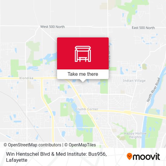 Mapa de Win Hentschel Blvd & Med Institute: Bus956