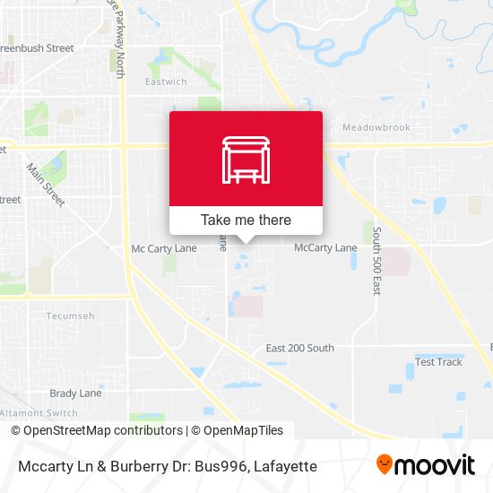 Mapa de Mccarty Ln & Burberry Dr: Bus996