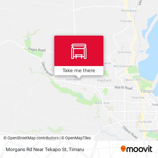 Morgans Rd Near Tekapo St map