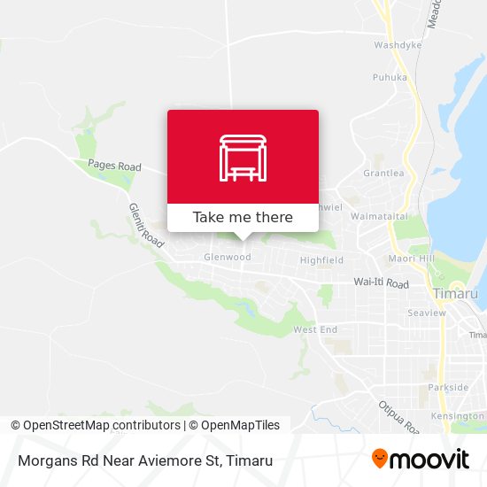 Morgans Rd Near Aviemore St map
