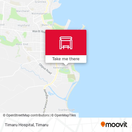 Timaru Hospital map