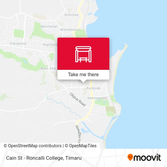 Cain St - Roncalli College map