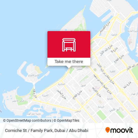 Corniche St / Family Park map