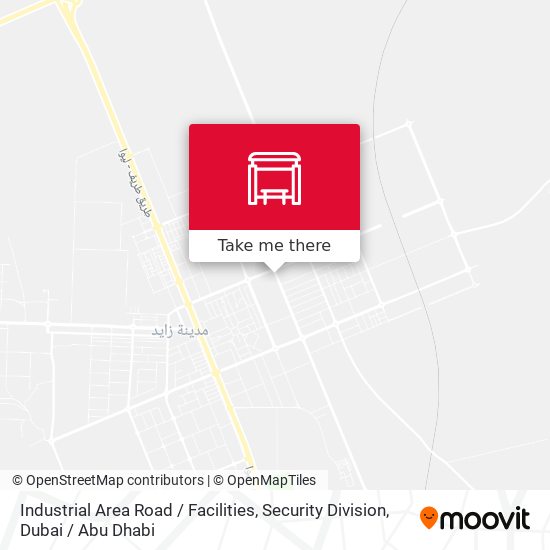 Industrial Area Road / Facilities, Security Division map