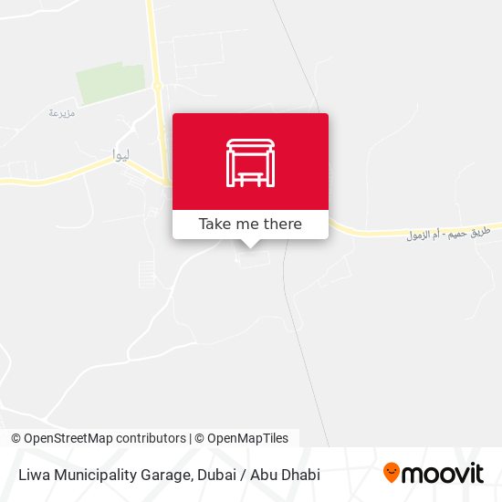 Liwa Municipality Garage map